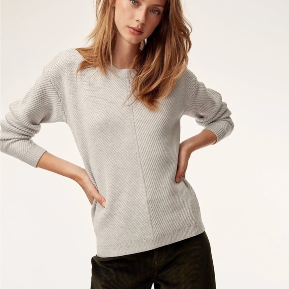 ARITZIA Wilfred Free Isabelli Merino Wool Sweater - Picture 1 of 7